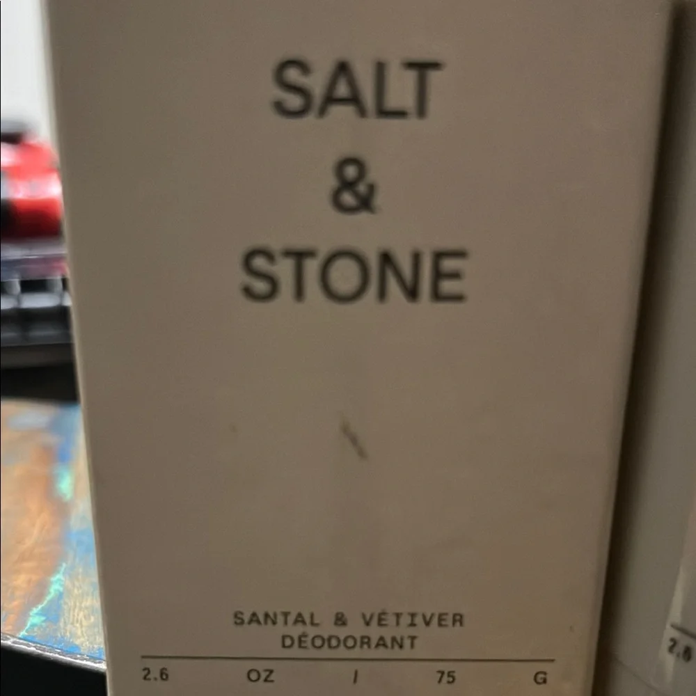 NIB Salt & Stone Santal & Vetiver Deodorant